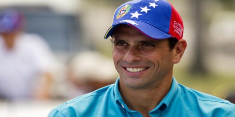 Henrique Capriles es el candidato de Primero Justicia en las primarias