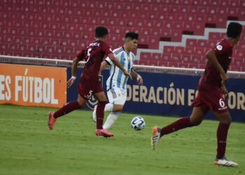 Argentina venció 2-1 a Venezuela en el Sudamericano Sub 17
