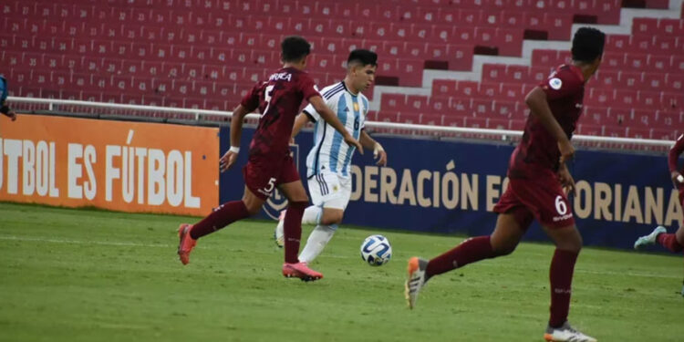 Argentina venció 2-1 a Venezuela en el Sudamericano Sub 17