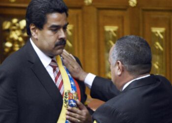 El chavismo celebra los 10 años de la elección de Maduro como presidente