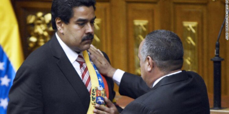 El chavismo celebra los 10 años de la elección de Maduro como presidente