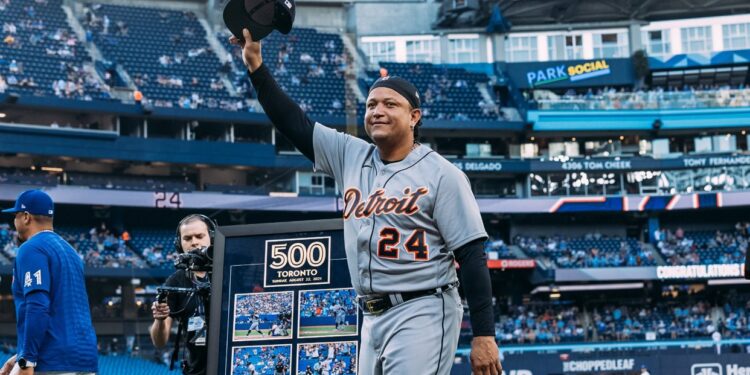 Rogers Centre reconoció la trayectoria de Miguel Cabrera