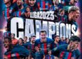Barcelona se consagró como campeón de la liga española