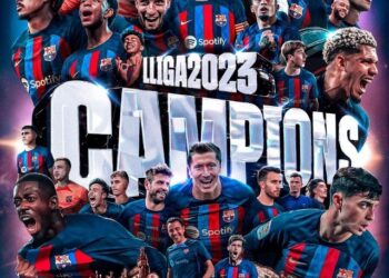 Barcelona se consagró como campeón de la liga española