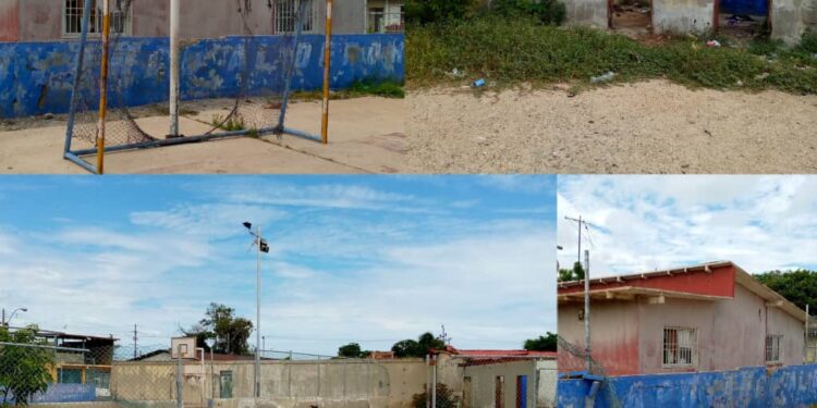 Deterioro Cancha de Buena Vista en Cumaná