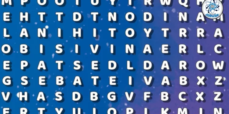 Encuentra la palabra “TREN” en la sopa de letras. Solo 2 de cada 10 resuelven el acertijo visual