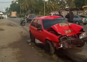Motorizado perdió la vida en colisión con un carro en la Troncal 9