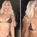 Kim Kardashian mostró sus cocos en las redes sociales