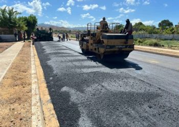 En Sucre se colocaron más de 12 mil toneladas de asfalto en 2023